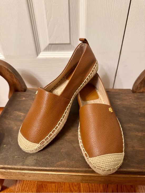 Ralph Lauren Shoes - NWOT- Lauren Ralph Lauren Cameryn Leather Espadrilles